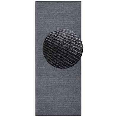 BT Carpet , AKCIA: 80x300 cm Kusový koberec Bouclé 104435 Anthracite, šedá, chodba / predsieň