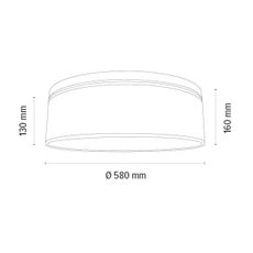 Spot-Light 4047400311532 - Stropné svietidlo BENITA 4xE27/25W/230V dub