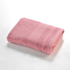 Ružový froté bavlnený uterák 50x90 cm Tendresse – douceur d'intérieur