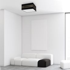 Stropné svietidlo ULTIMO 2xE27/60W/230V čierna
