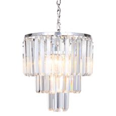 Zuma Line 17106/3+1-CHR - Krištáľový luster na reťazi AMEDEO 4xE14/40W/230V