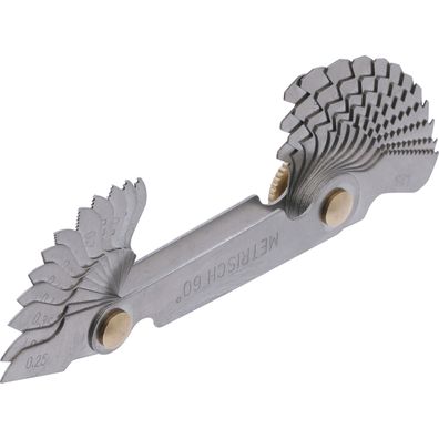 Závitové mierky BGS 3067 | 24 plátkov | metrické 0,25 - 6,00 mm