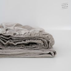 Napínacia ľanová plachta v prírodnej farbe 160x200 cm Natural – Linen Tales