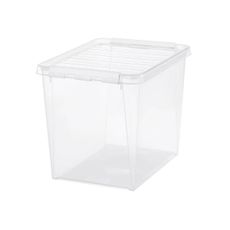 SmartStore Úložný box s bielymi klipmi Classic, 25 l, 25 l