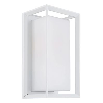 Globo 31982W - Vonkajšie nástenné svietidlo LOGANA 1xE27/60W/230V IP44 biela