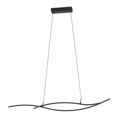 Eglo 901207 - LED Luster na lanku GRISOLIA LED/20W/230V 4000K čierna