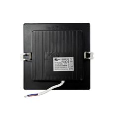 LED Podhľadové svietidlo SQUARE LED/12W/230V 4000K 17x17 cm čierna