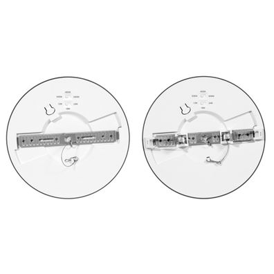 Ecolite WPCB2-24W/CR - LED Panel LEXA LED/12/18/24W/230V čierna