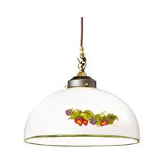Kolarz 731.30.136 - Luster na lanku NONNA 1xE27/75W/230V pr. 30 cm víno/jahody