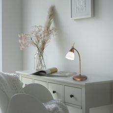 Paul Neuhaus 4001-11 - LED Stmievateľná stolná lampa PINO 1xG9/3W/230V meď