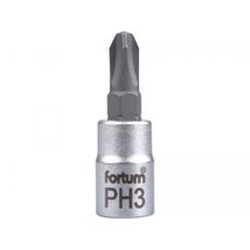Hlavice zástrčná skrutkovač PH, 1/4", PH 3, L 37mm, CrV/S2