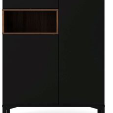 Tvilum Komoda Atreila 173 89 cm černá/ořech tmavý