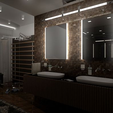 NIMCO ZP 11000 - LED Kúpeľňové podsvietené zrkadlo 6500K 60x40 cm IP44