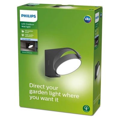 Philips - LED Vonkajšie nástenné svietidlo MIMOSA LED/7W/230V 4000K IP44