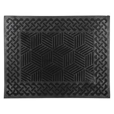 Gumená rohož exteriérová Emma K-303 55x41 cm geometric