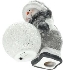 Retlux - LED Vianočná dekorácia LED/2xLR44/teplá biela snehuliak s guľou