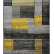 Flair Rugs koberce Kusový koberec Hand Carved Cosmos Ochre - 200x290 cm