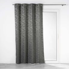 Antracitový zatemňovací záves zo žakáru 140x260 cm Lunella – douceur d'intérieur