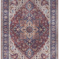 Nouristan - Hanse Home koberce Kusový koberec Asmar 104000 Plum / Red - 80x200 cm