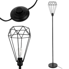 TooLight Stojacia lampa Reno APP537-1F čierna