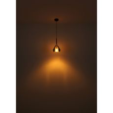 Globo 15542 - Luster na lanku GEEKY 1xE27/60W/230V pr. 20 cm čierna
