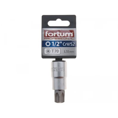 Hlavice zástrčná TORX, 1/2", TX 70, L 55mm, CrV/S2