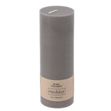 Sivá sviečka Eco candles by Ego dekor Friendly, doba horenia 60 h