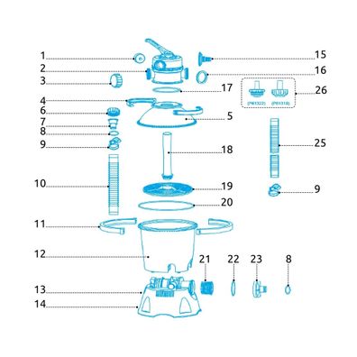 Marimex | Spona ventilu pre filtráciu ProStar 2m3/h | 10624095