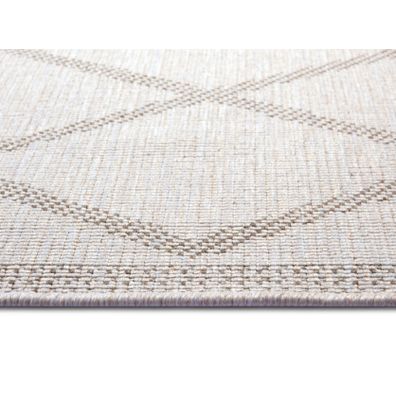 Hanse Home , Kusový koberec Twin Supreme 105430 Corsica Linen – na von aj na doma, 80x150, hnedá, chodba / predsieň