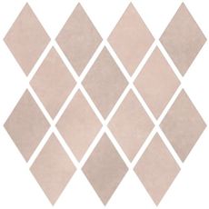 Mozaika Cir Materia Prima pink velvet rombo 25x25 cm lesk 1069903