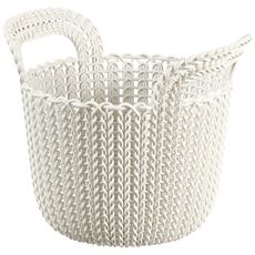 Košík okrúhly xs Knit 3l 226385 krémová