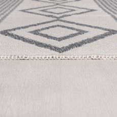 Flair Rugs , Kusový koberec Deuce Teo Recycled Rug Monochrome, 160x230, šedá, chodba / predsieň