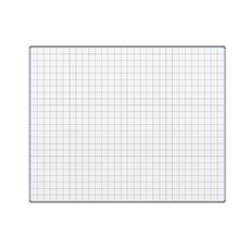Biela keramická popisovacia tabuľa s potlačou ekoTAB, 1500 x 1200 mm, štvorce / raster