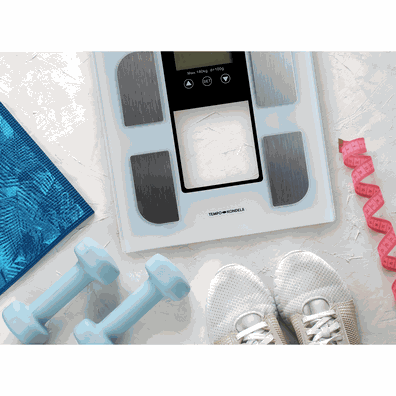 TEMPO-KONDELA UTALA, digitálna osobná váha, sivá