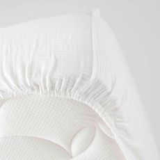 Biela napínacia mušelínová plachta 160x200 cm Angelia – douceur d'intérieur