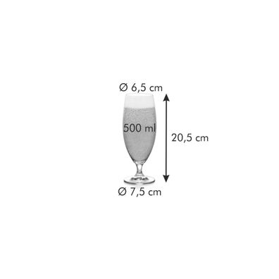 Pohár na pivo CREMA 500 ml