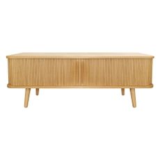 TV stolík v dekore duba v prírodnej farbe 138x50 cm Rove – Woodman
