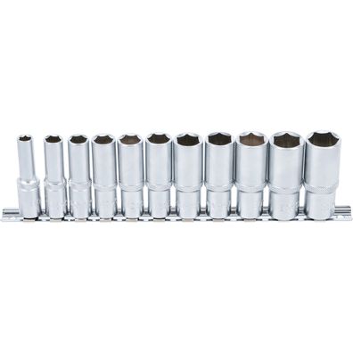Súprava nástrčných šesťhranných hlavíc, predĺžené BGS 2222 | 10 mm (3/8") | 8 - 19 mm | 11dielna