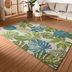 Hanse Home Collection koberce Kusový koberec Flair 105617 Tropical Leaves Turqouise Green – na von aj na doma - 120x180 cm