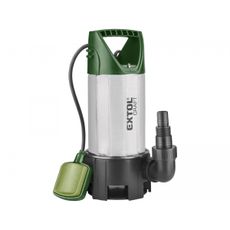 Ponorné čerpadlo EXTOL CRAFT 1100W nerezové na znečistenú vodu, 15000l/h