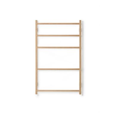 Nástenný držiak na osušky z dubového dreva Wireworks Towel Rail Wallbar