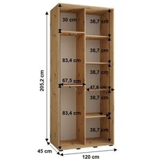 Skriňa 45 Canaris 13 120 biela/čierna