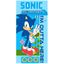 Bavlnená plážová osuška nezastaviteľný Ježko Sonic - 100% bavlna - 70 x 140 cm