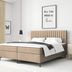 Čalúnená boxspring posteľ Modena - béžová Rozmer: 140x200