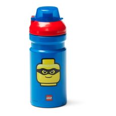 Set červeno-modrého desiatového boxu a fľaše na pitie LEGO® Iconic