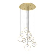 Eglo 390345 - LED Stmievateľný luster na lanku PORTOCOLOM 10xLED/3W/230V pr. 58 cm