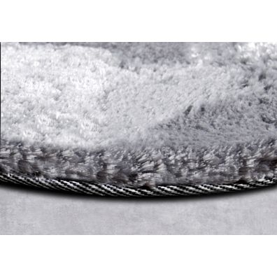 ELLE Decoration , Kusový koberec Cosy 106110 Silver kruh z kolekcie Elle, 200x200 (priemer) kruh, šedá, obývacia izba