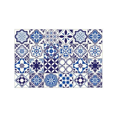 Sada 24 nástenných samolepiek Ambiance Decals Tiles Eusebio, 10 × 10 cm