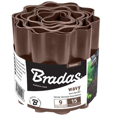 Záhradný obrubník 9m x 20cm hnedý OBFB0920