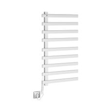 Sapho - Elektrický sušiak na uteráky ELCOR 128W/230V 92 cm matná biela ľavá